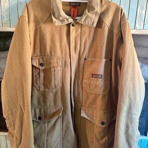 Patagonia Men's hemp Canvas Barn jacket iron forge